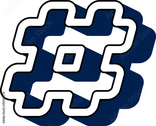 Shape Retro Outline