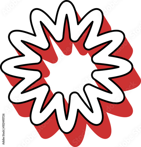 Shape Retro Outline