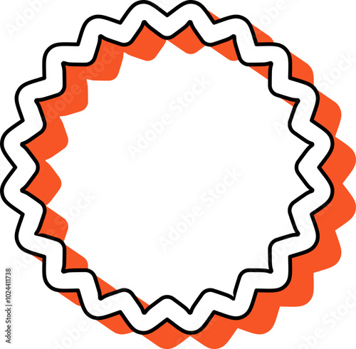 Shape Retro Outline