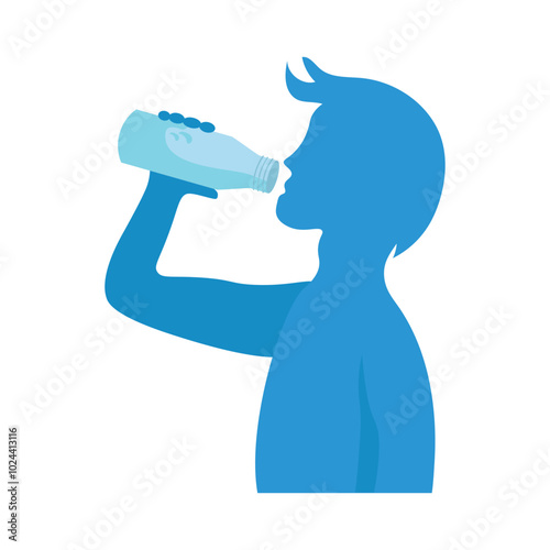 Drink water Illustration