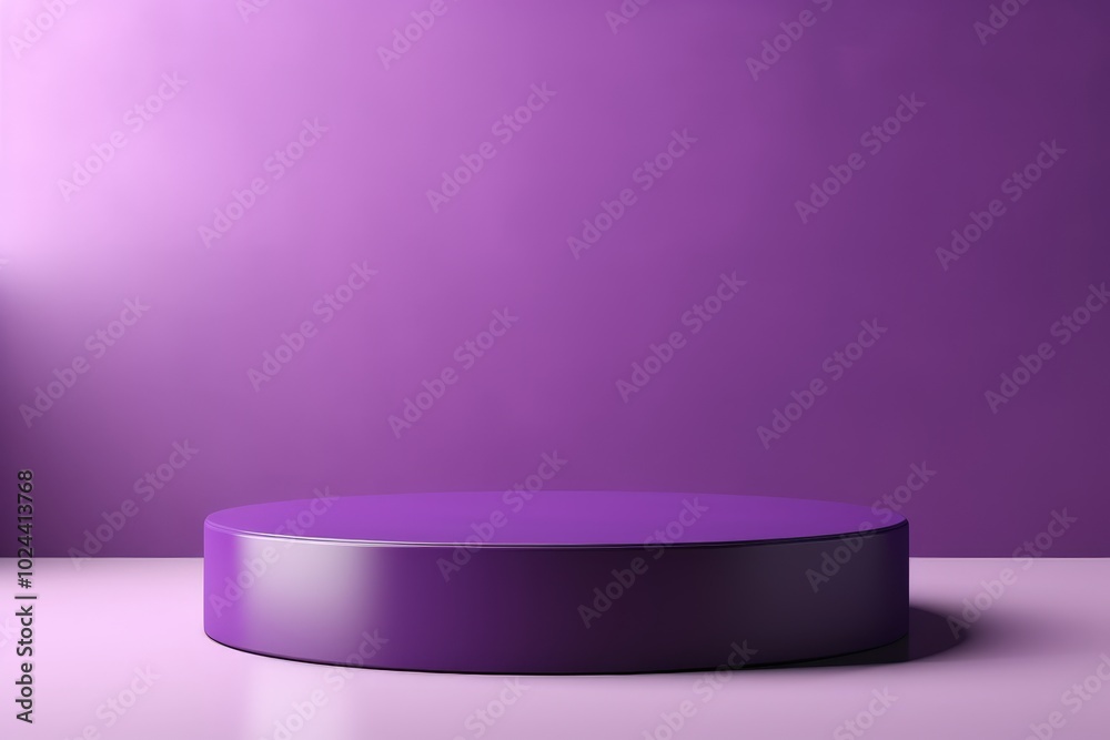 Purple Platform with a Simple Background Purple Platform with a Simple Background