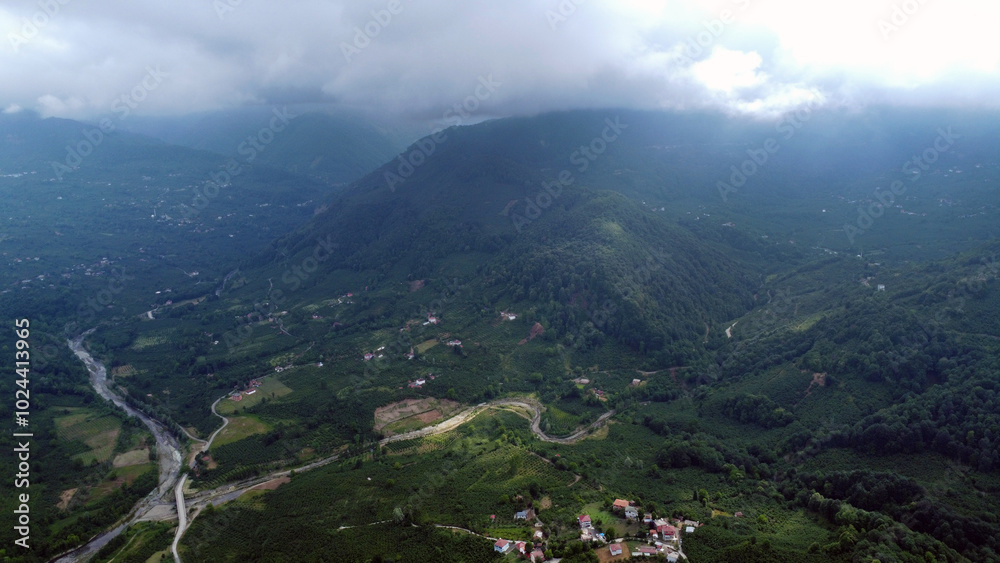 Fototapeta premium Natural beauty scenery of the Black Sea region