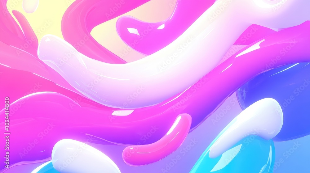 Abstract background featuring smooth lines in shades of pink purple and white Abstract background featuring smooth lines in shades of pink purple and white