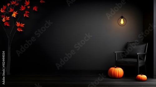 Gothic-inspired Halloween décor with eerie themes photo