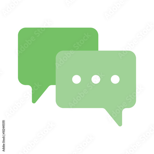 Conversation, text, messaging, chat bubble vector design