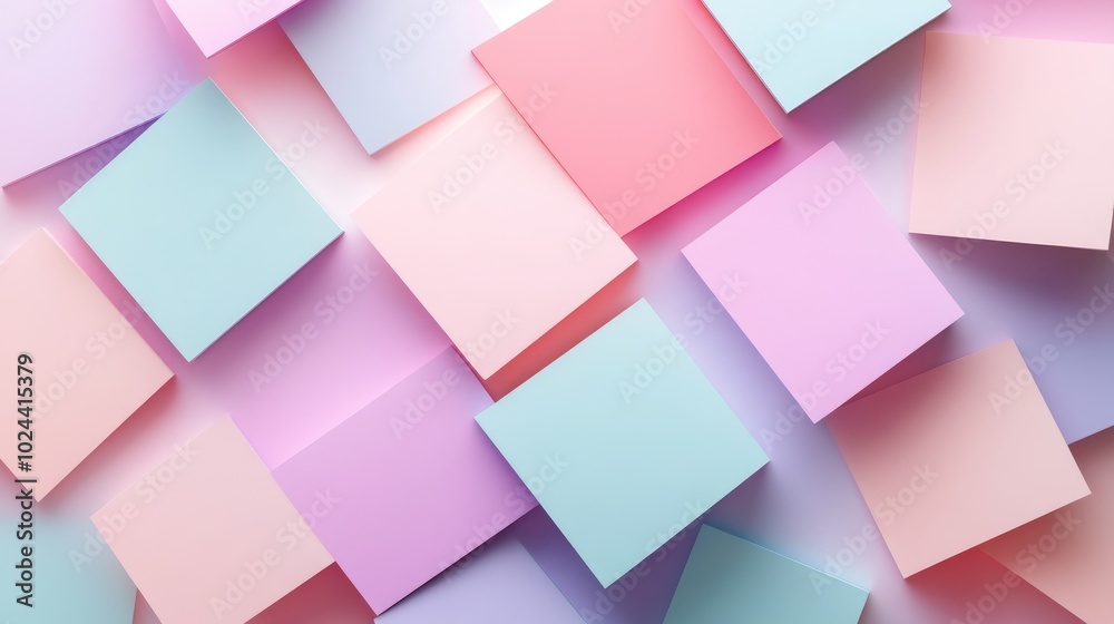 Abstract pastel geometric shapes background contemporary minimalist mockup for display or showcase 3D rendering Abstract pastel geometric shapes background contemporary minimalist mockup for display or showcase 3D rendering
