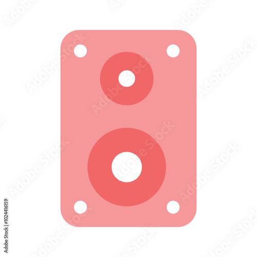A speaker symbol representing sound, audio, or music systems
