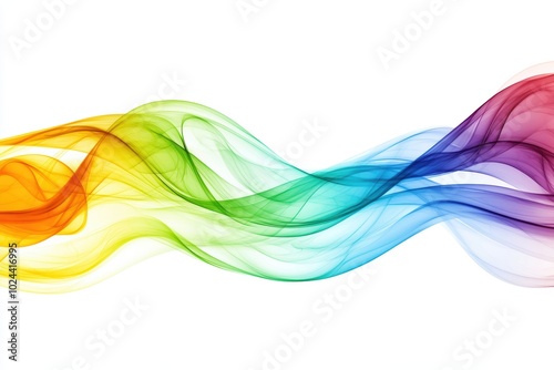 Vibrant color wave abstract background