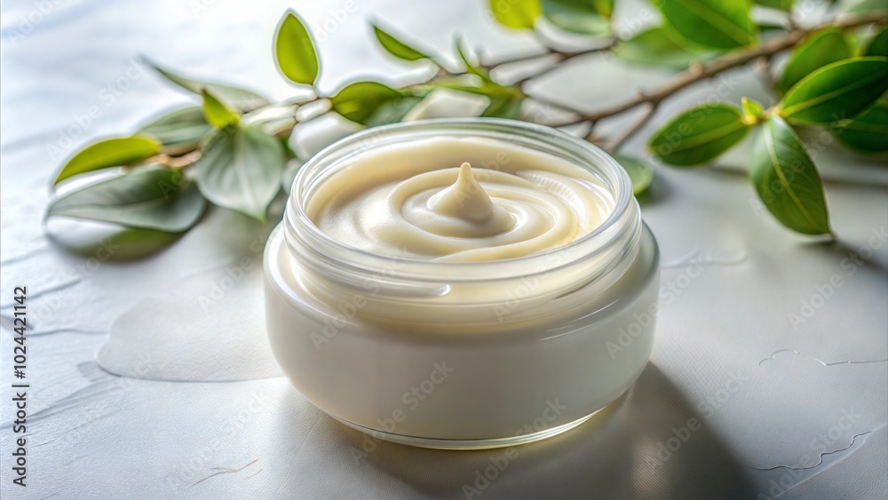 Moisturizing cream for dry winter skin care.