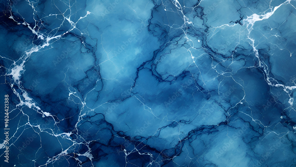 A close-up of a blue marble surface with intricate white and black veins, creating a dynamic and textured abstract background. A close-up of a blue marble surface with intricate white and black veins, creating a dynamic and textured abstract background.