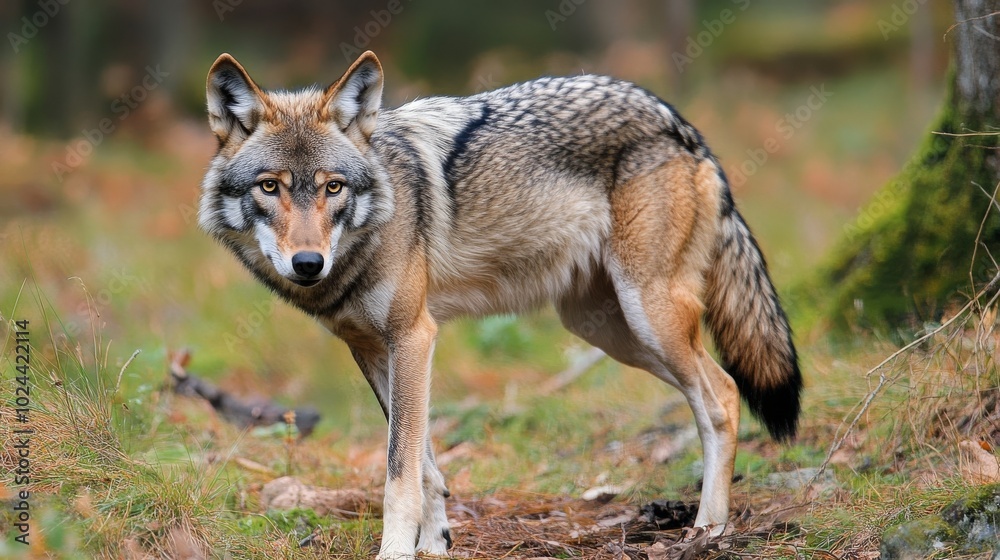 Gray Wolf in Bavaria's Bayerischer Wald Gray Wolf in Bavaria's Bayerischer Wald