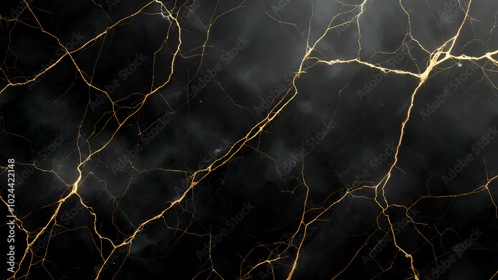 A close-up image of black marble with intricate golden veins, creating a luxurious and elegant texture. A close-up image of black marble with intricate golden veins, creating a luxurious and elegant texture.