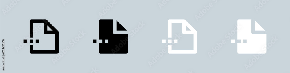 Privacy icon set in black and white. Personal data signs vector illustration. Privacy icon set in black and white. Personal data signs vector illustration.