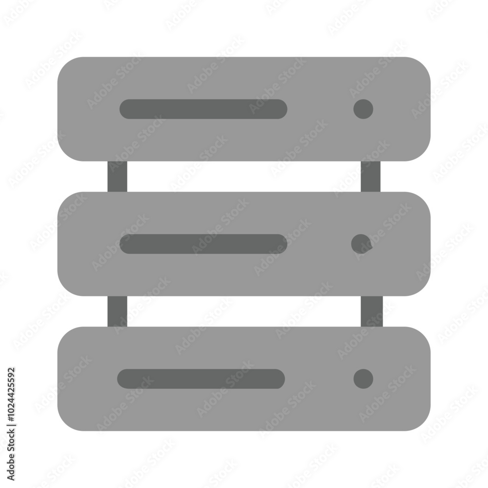 Network server vector design, icon of data storage Network server vector design, icon of data storage