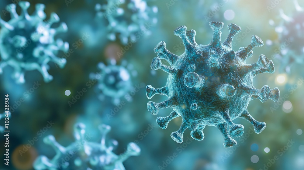 A protective barrier shields against virus or bacteria cells, representing the medical concept of health and immunity. This concept encompasses immunization or vaccination to foster protection A protective barrier shields against virus or bacteria cells, representing the medical concept of health and immunity. This concept encompasses immunization or vaccination to foster protection