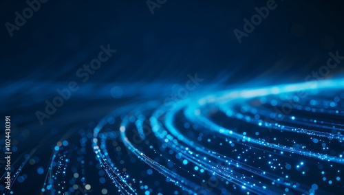 Abstract blue background nature geometric organic wallpaper, flowing textures of painted surface rough patterns and water Grunge Decorative Relief Navy Blue glowing grid on technology hi-tech concept