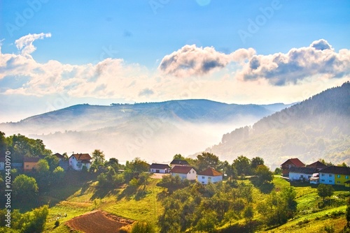 Beautiful nature - mountains in Bosnia photo