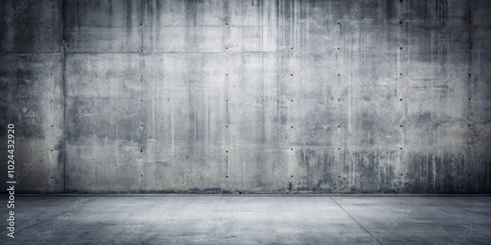 Low angle view of gray concrete wall with grunge texture and colored vignette Low angle view of gray concrete wall with grunge texture and colored vignette