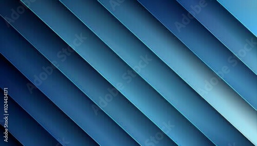 Abstract blue background Black blue abstract modern background for design. 3D effect. Diagonal lines, stripes. Triangles. Gradient. Metallic sheen. Minimal. Web banner. Dark. Geometric shapes