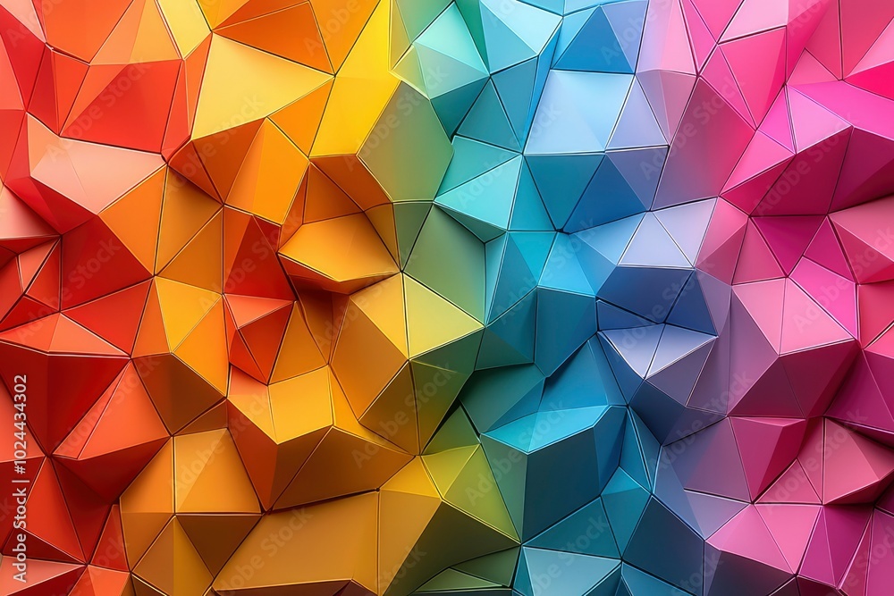 Abstract Geometric Pattern with Gradient Colors Abstract Geometric Pattern with Gradient Colors
