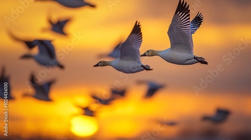 Snow geese: Bosque del Apache, New Mexico