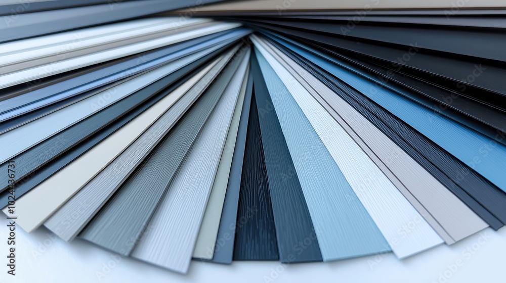 Obraz premium Colorful Material Samples Arrangement