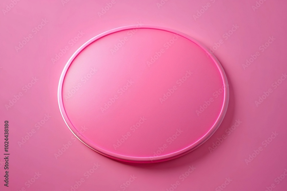 Low angle view of pink oval shapes against pink gradient background Low angle view of pink oval shapes against pink gradient background
