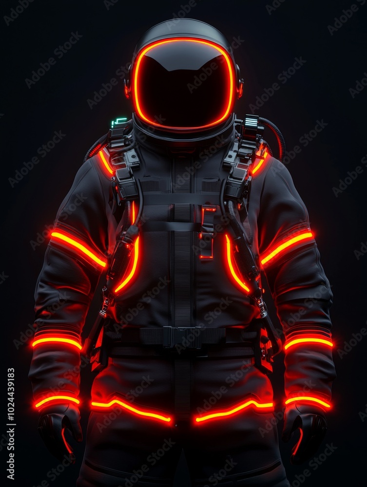 Futuristic Augmented Reality Firefighter Suit Design Futuristic Augmented Reality Firefighter Suit Design