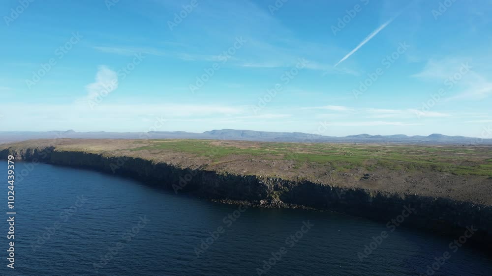 Icelandic coast filmed with a Drone. Different shots available in my portfolio.