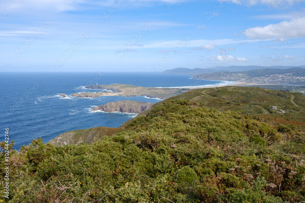 view of the coast of Faro de Punta Frouxeira, A Coruña view of the coast of Faro de Punta Frouxeira, A Coruña