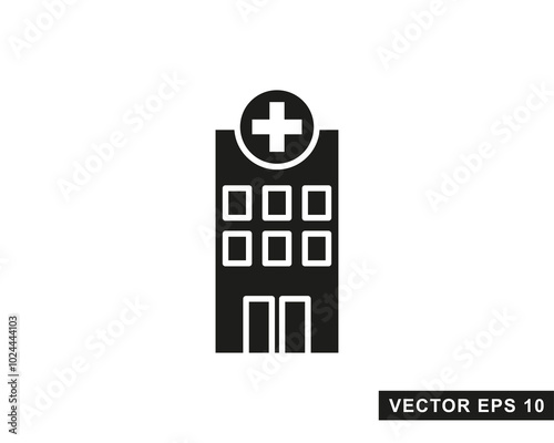 Hospital line icon. Hospital icon logo