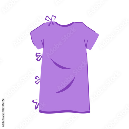 healthcare hospital gown patient cartoon. medical comfort, fabric hygiene, reusable surgery healthcare hospital gown patient sign. isolated symbol vector illustration