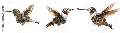 Graceful Hummingbird in Flight Beautiful Wildlife Photography png photo