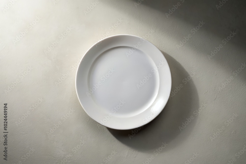 A pristine white plate sits on a clean, uncluttered table, inviting culinary artistry. Its minimalism highlights the beauty of food, enhancing any dining experience. A pristine white plate sits on a clean, uncluttered table, inviting culinary artistry. Its minimalism highlights the beauty of food, enhancing any dining experience.