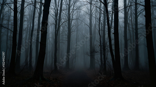 fog in the forest