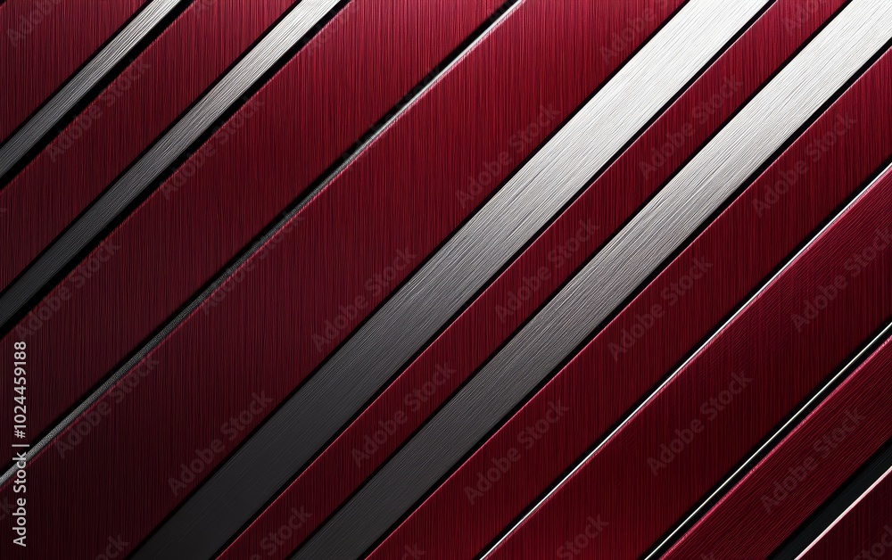 A textured background featuring diagonal metallic stripes in red, silver, and black. A textured background featuring diagonal metallic stripes in red, silver, and black.