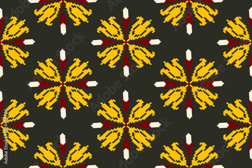 Beautiful seamless cross stitch pattern.geometric ethnic oriental pattern traditional background.Aztec style,abstract,vector,illustration.design for texture,fabric,clothing,wrapping,decoration,carpet.