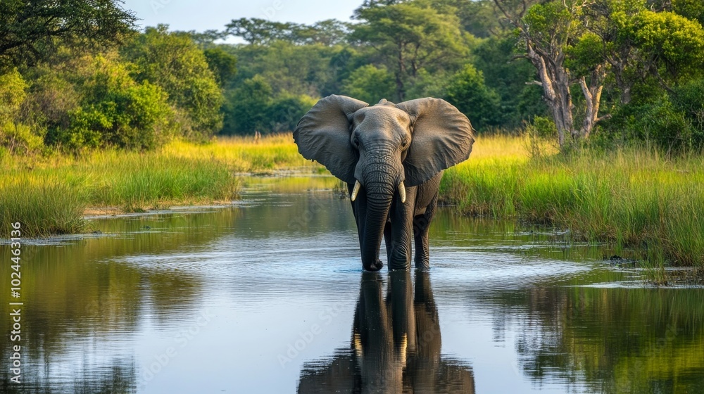Fototapeta premium Elephant in Kruger Park