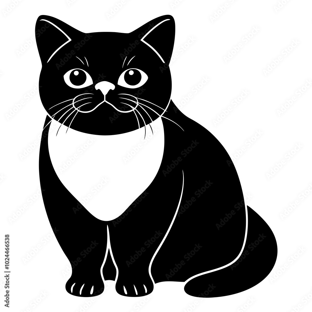 Obraz premium black cat