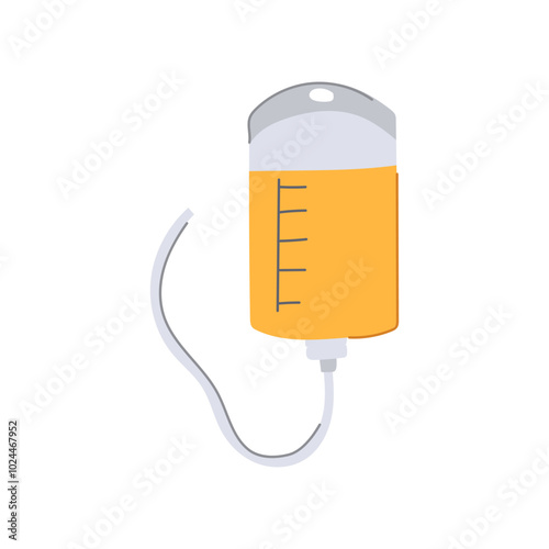 hydration iv drip bag cartoon. medical patient, treatment intravenous, fluid nutrients hydration iv drip bag sign. isolated symbol vector illustration