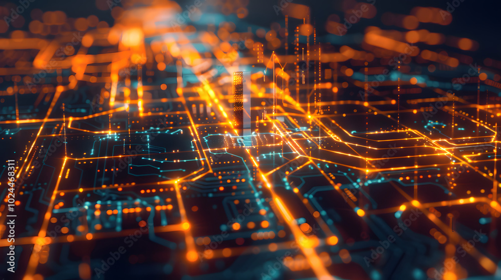 Vision Alignment Blueprint: A futuristic blueprint showing a seamless alignment of a company's strategic vision with technological goals. Vision Alignment Blueprint: A futuristic blueprint showing a seamless alignment of a company's strategic vision with technological goals.