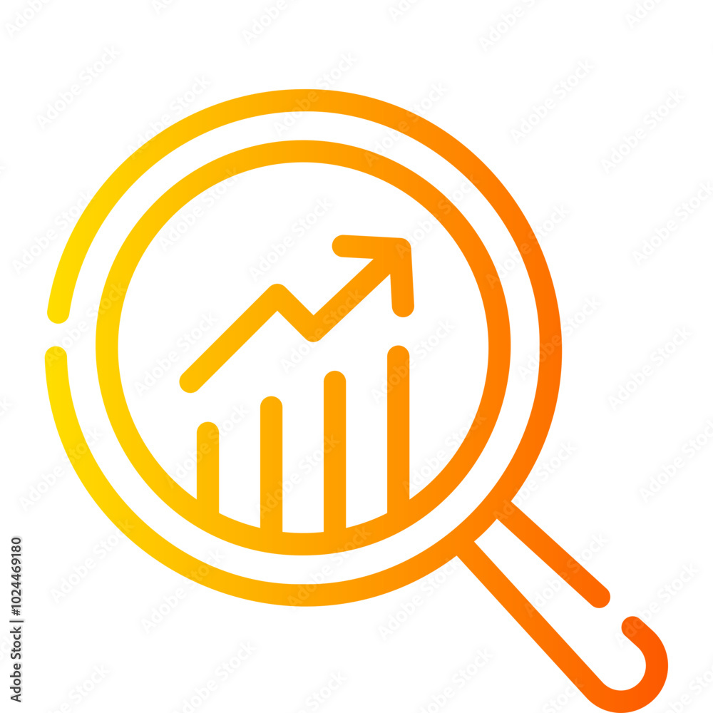 investment Line Gradient Icon investment Line Gradient Icon