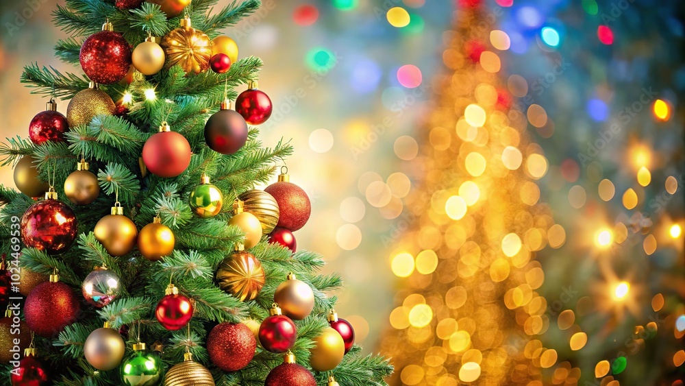 Macro abstract Christmas tree Macro abstract Christmas tree