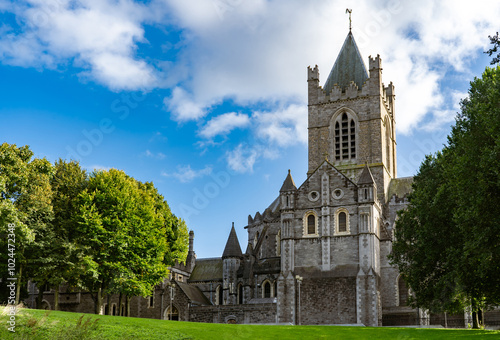 Christ Church Cathedral in Dublin - beautiful mediaeval architecture