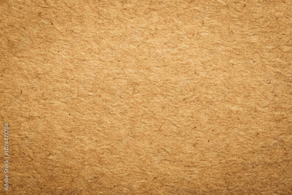 Fototapeta premium Macro brown paper texture with textured grain background for stock photo