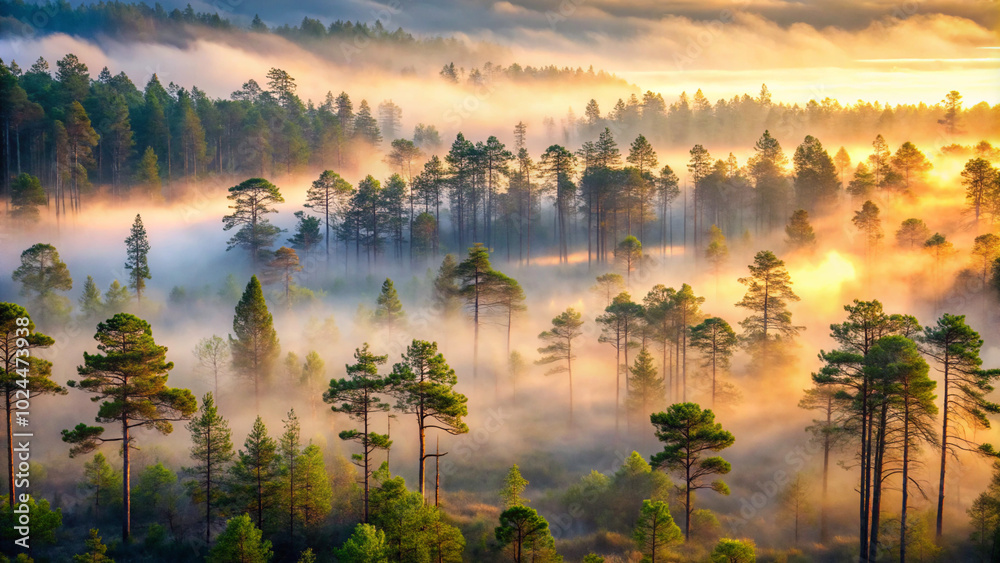 Fototapeta premium sunrise over lake. lake, sunset, water, landscape, sky, sunrise, nature, sun, reflection, river, clouds, morning, forest, tree, beautiful, blue, summer, evening, cloud, trees, dusk, pond, night, calm,