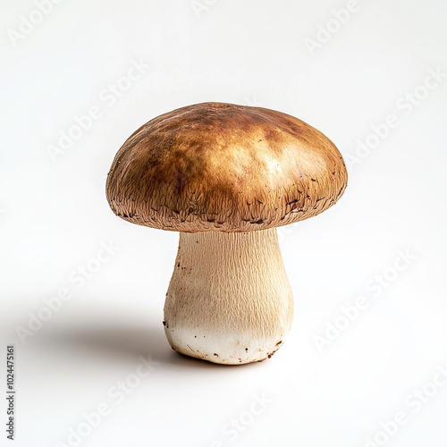 3D Illustration of Penny Bun Mushroom