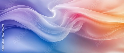 Abstract fluid wave design in soft colors, ideal for backgrounds and digital art projects.