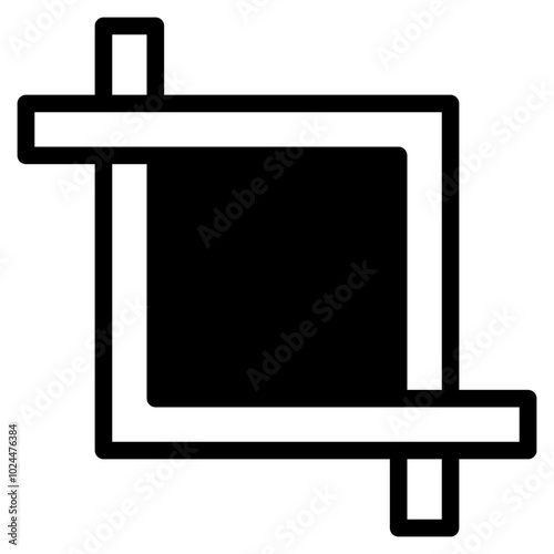 crop image icon