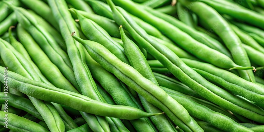Macro detailed shot of organic green beans Macro detailed shot of organic green beans